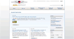 Desktop Screenshot of aopa.de