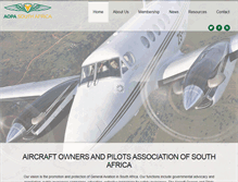 Tablet Screenshot of aopa.co.za
