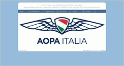 Desktop Screenshot of aopa.it