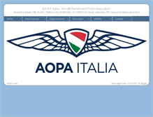 Tablet Screenshot of aopa.it