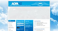 Desktop Screenshot of aopa.co.nz