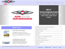 Tablet Screenshot of aopa.at