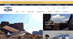 Desktop Screenshot of aopa.org